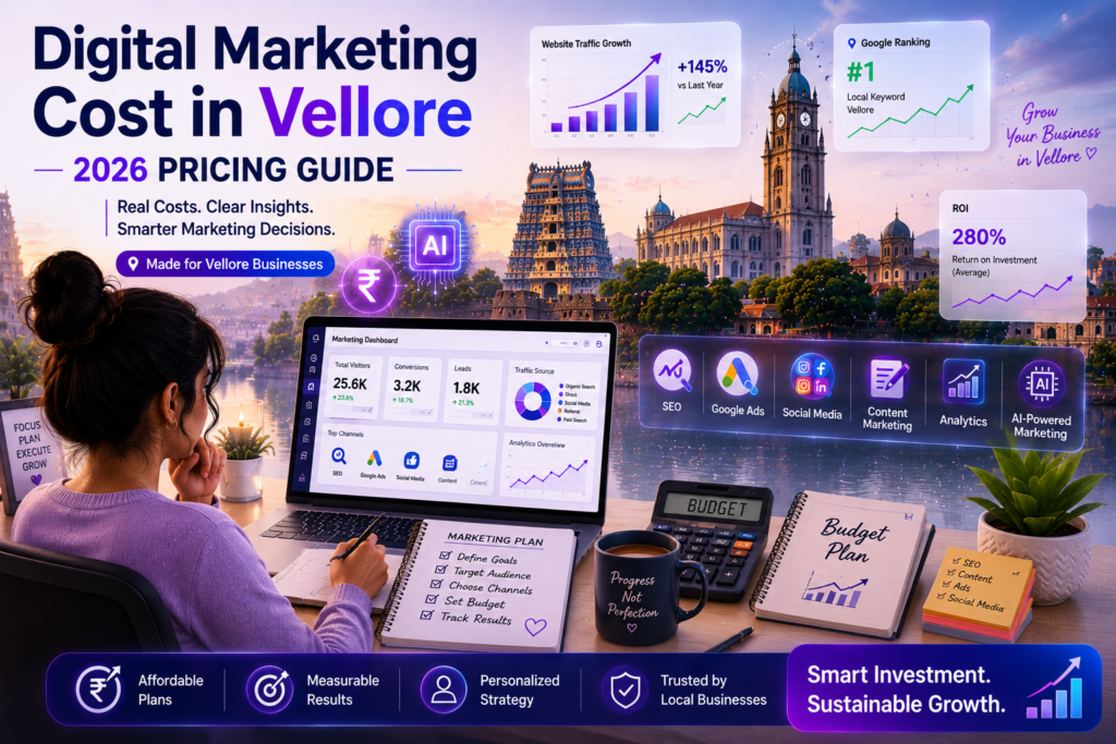 digital marketing cost in Vellore