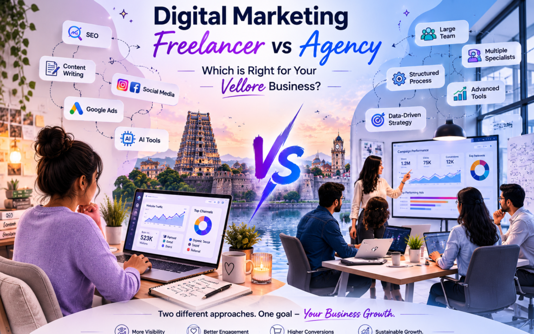 digital marketing freelancer vs agency Vellore
