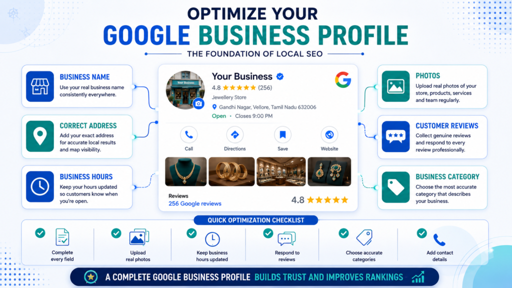 local SEO tips for Vellore business Google Business Profile checklist